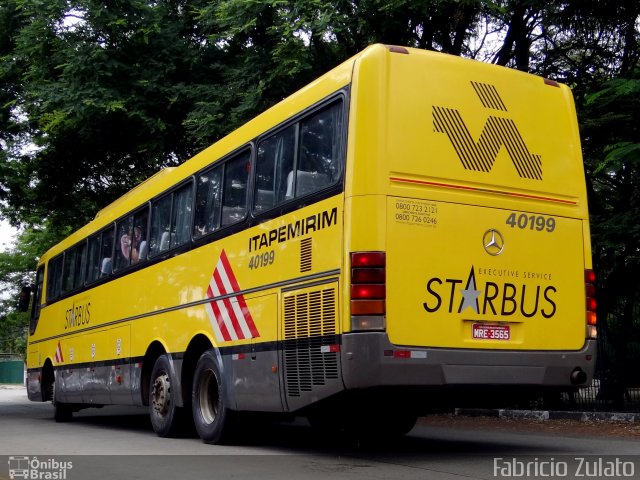 Viação Itapemirim 40199 na cidade de São Paulo, São Paulo, Brasil, por Fabricio Zulato. Número da foto: #2259335.