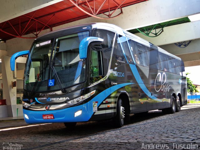 Empresa de Ônibus Nossa Senhora da Penha 53004 na cidade de Joinville, Santa Catarina, Brasil, por Andrews  Fuscolin. Número da foto: #2257989.