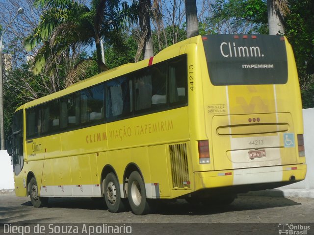 Viação Itapemirim 44213 na cidade de Fortaleza, Ceará, Brasil, por Diego  de Souza. Número da foto: #2257363.