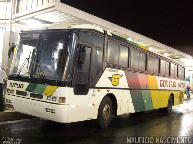 Empresa Gontijo de Transportes 10290 na cidade de Belo Horizonte, Minas Gerais, Brasil, por Maurício Nascimento. ID da foto: 2259310.