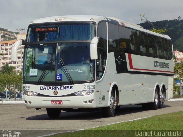 Auto Viação Catarinense 2826 na cidade de Florianópolis, Santa Catarina, Brasil, por Daniel Guardiola. Número da foto: #2258451.
