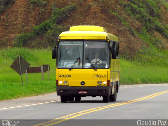 Viação Itapemirim 40389 na cidade de Leopoldina, Minas Gerais, Brasil, por Claudio Paz. Número da foto: #2258325.