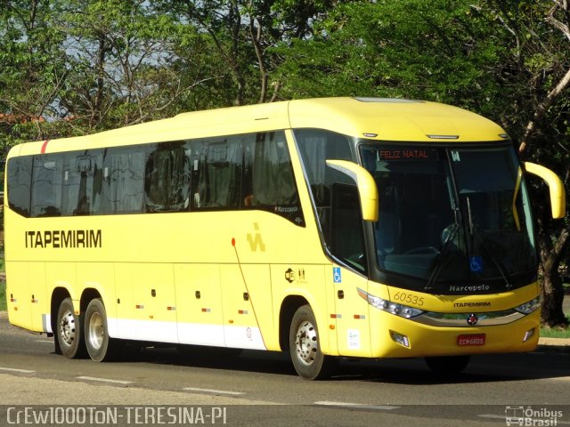 Viação Itapemirim 60535 na cidade de Teresina, Piauí, Brasil, por Clemilton Rodrigues . Número da foto: #2258909.