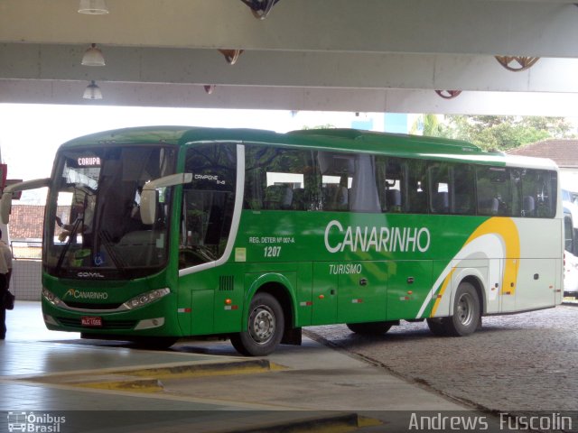 Viação Canarinho 1207 na cidade de Joinville, Santa Catarina, Brasil, por Andrews  Fuscolin. Número da foto: #2257987.