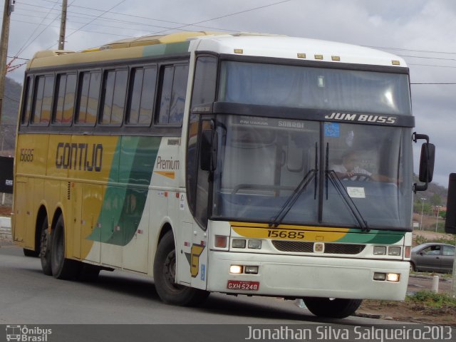 Empresa Gontijo de Transportes 15685 na cidade de Salgueiro, Pernambuco, Brasil, por Jonathan Silva. Número da foto: #2257625.
