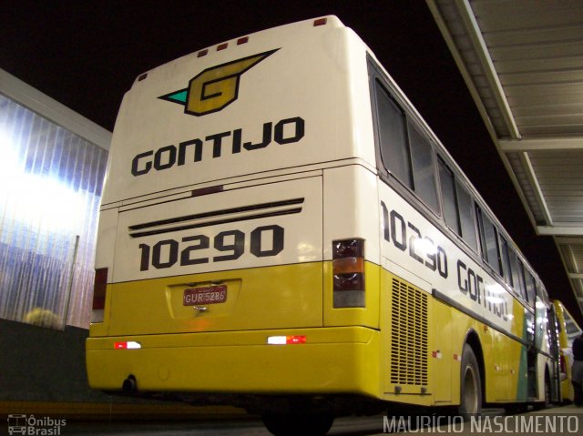 Empresa Gontijo de Transportes 10290 na cidade de Belo Horizonte, Minas Gerais, Brasil, por Maurício Nascimento. ID da foto: 2259316.