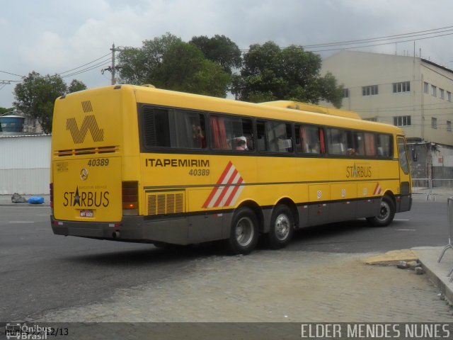 Viação Itapemirim 40389 na cidade de Rio de Janeiro, Rio de Janeiro, Brasil, por Jefferson Mendes. ID da foto: 2261189.