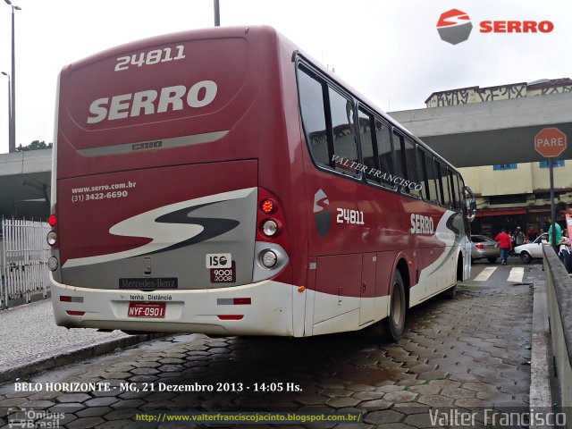 Viação Serro 24811 na cidade de Belo Horizonte, Minas Gerais, Brasil, por Valter Francisco. Número da foto: #2260163.