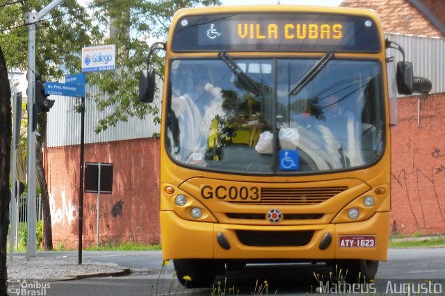 Viação Cidade Sorriso GC003 na cidade de Curitiba, Paraná, Brasil, por Matheus  Augusto. ID da foto: 2259670.