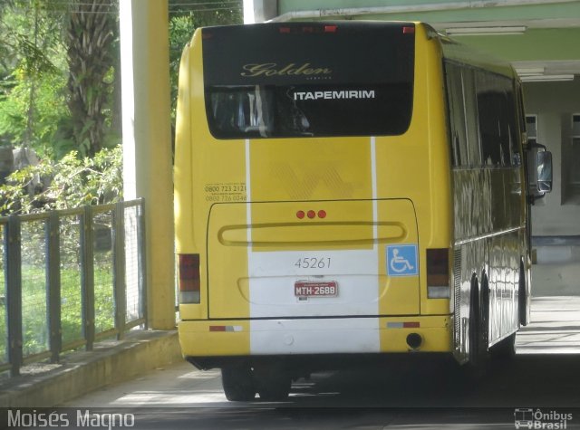 Viação Itapemirim 45261 na cidade de Recife, Pernambuco, Brasil, por Moisés Magno. ID da foto: 2260297.