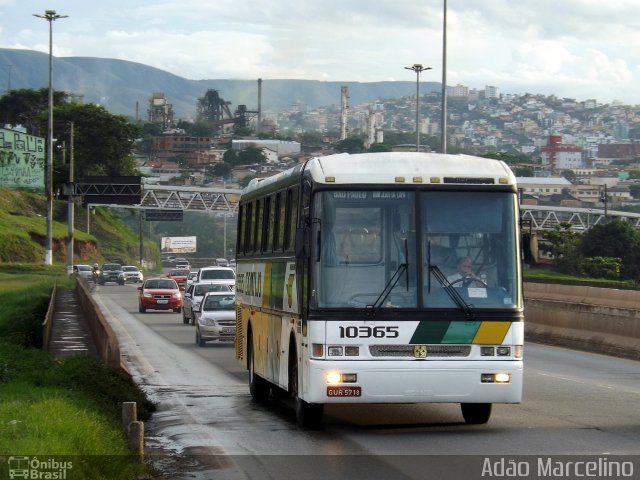 Empresa Gontijo de Transportes 10365 na cidade de Belo Horizonte, Minas Gerais, Brasil, por Adão Raimundo Marcelino. ID da foto: 2260993.