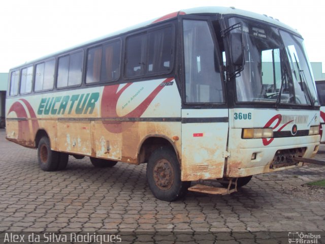 Eucatur - Empresa União Cascavel de Transportes e Turismo 3606 na cidade de Ji-Paraná, Rondônia, Brasil, por Alex da Silva Rodrigues. Número da foto: #2261182.