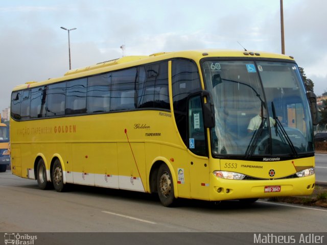 Viação Itapemirim 5553 na cidade de Belo Horizonte, Minas Gerais, Brasil, por Matheus Adler. Número da foto: #2260798.