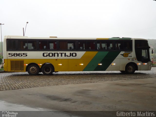 Empresa Gontijo de Transportes 5865 na cidade de João Monlevade, Minas Gerais, Brasil, por Gilberto Martins. ID da foto: 2260033.