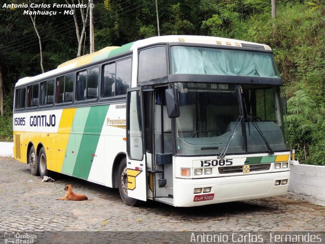 Empresa Gontijo de Transportes 15085 na cidade de Manhuaçu, Minas Gerais, Brasil, por Antonio Carlos Fernandes. ID da foto: 2260157.