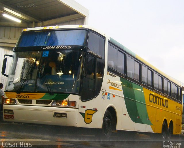 Empresa Gontijo de Transportes 15640 na cidade de Belo Horizonte, Minas Gerais, Brasil, por César Ônibus. ID da foto: 2259729.