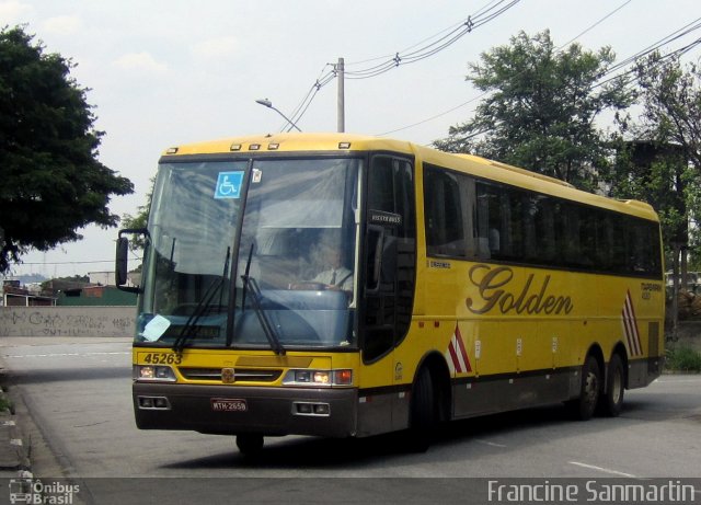 Viação Itapemirim 45263 na cidade de Osasco, São Paulo, Brasil, por Francine Cristina  Sanmartin. Número da foto: #2259908.