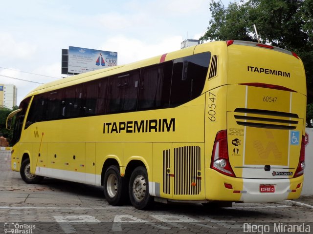Viação Itapemirim 60547 na cidade de Belém, Pará, Brasil, por Denise Miranda. Número da foto: #2262458.