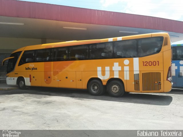 UTIL - União Transporte Interestadual de Luxo 12001 na cidade de Juiz de Fora, Minas Gerais, Brasil, por Fabiano Teixeira. ID da foto: 2262951.