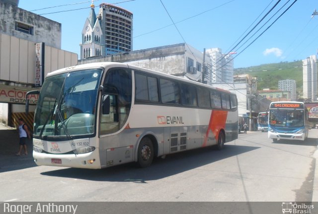 Evanil Transportes e Turismo RJ 132.102 na cidade de Nova Iguaçu, Rio de Janeiro, Brasil, por Roger Silva. Número da foto: #2262872.