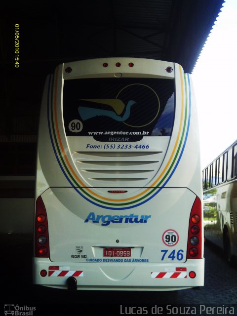 Transporte Argenta - Argentur 746 na cidade de Campos dos Goytacazes, Rio de Janeiro, Brasil, por Lucas de Souza Pereira. Número da foto: #2261818.