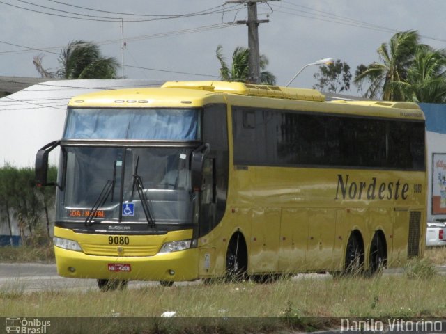 Viação Nordeste 9080 na cidade de Natal, Rio Grande do Norte, Brasil, por Nícolas Vitorino Lopes. Número da foto: #2263197.