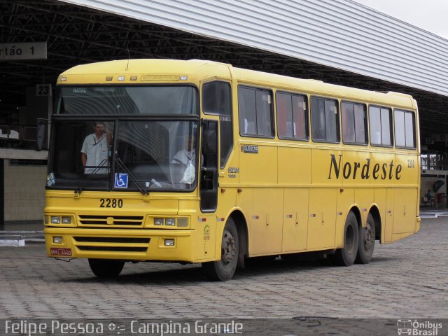 Viação Nordeste 2280 na cidade de Campina Grande, Paraíba, Brasil, por Felipe Pessoa de Albuquerque. Número da foto: #2263160.