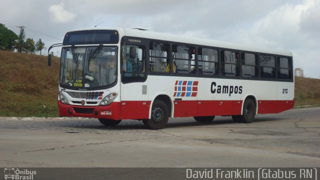 MDC - Viação Campos 210 na cidade de Natal, Rio Grande do Norte, Brasil, por David Franklin. Número da foto: #2261683.