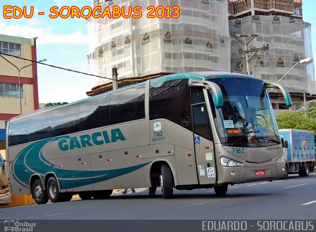 Viação Garcia 7162 na cidade de Sorocaba, São Paulo, Brasil, por EDUARDO - SOROCABUS. ID da foto: 2262213.