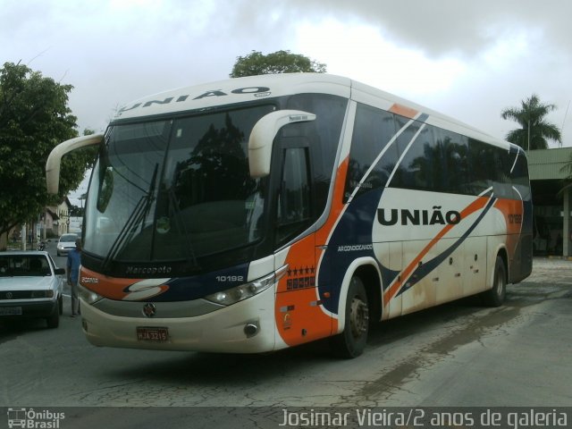 Expresso União 10192 na cidade de Curvelo, Minas Gerais, Brasil, por Josimar Vieira. Número da foto: #2263467.