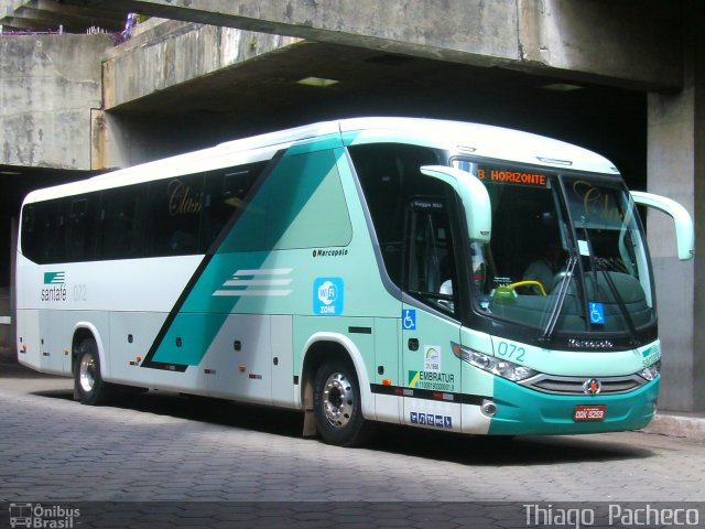 Santa Fé Transportes 072 na cidade de Belo Horizonte, Minas Gerais, Brasil, por Thiago  Pacheco. ID da foto: 2264963.