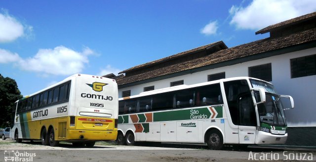 Empresa Gontijo de Transportes 11195 na cidade de Nanuque, Minas Gerais, Brasil, por Acácio Souza. Número da foto: #2265907.