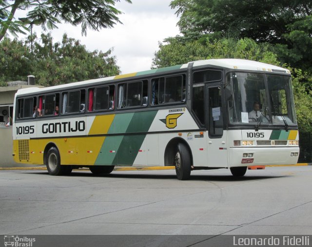 Empresa Gontijo de Transportes 10195 na cidade de São Paulo, São Paulo, Brasil, por Leonardo Fidelli. ID da foto: 2265289.