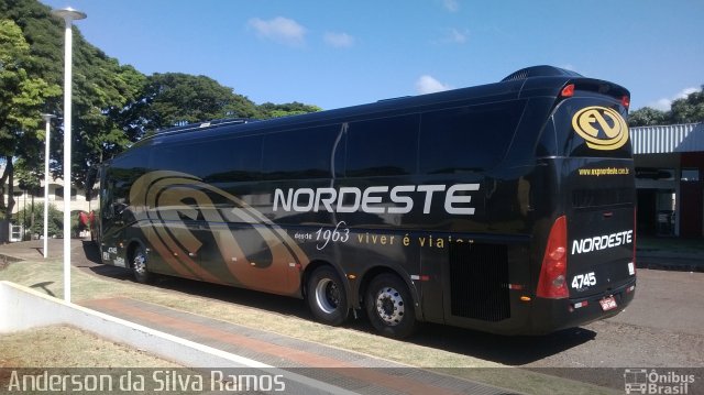 Expresso Nordeste 4745 na cidade de Ubiratã, Paraná, Brasil, por Anderson da Silva Ramos. Número da foto: #2264252.