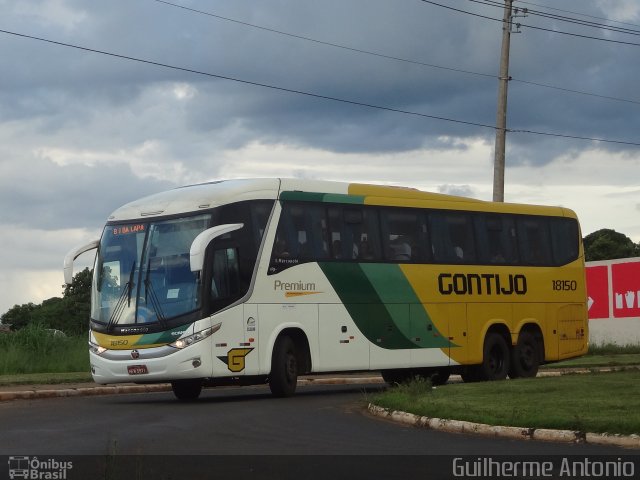 Empresa Gontijo de Transportes 18150 na cidade de Araxá, Minas Gerais, Brasil, por Guilherme Antonio. Número da foto: #2265585.