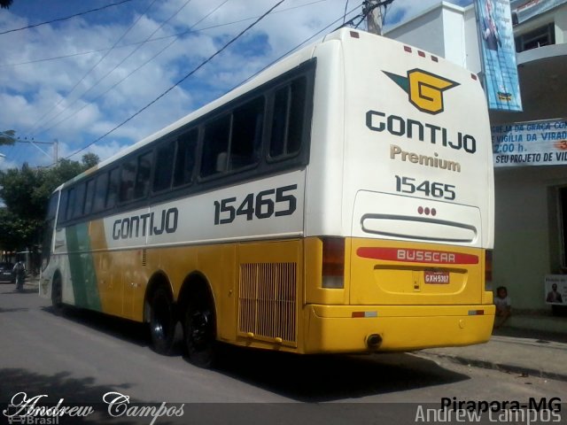 Empresa Gontijo de Transportes 15465 na cidade de Pirapora, Minas Gerais, Brasil, por Andrew Campos. ID da foto: 2265507.