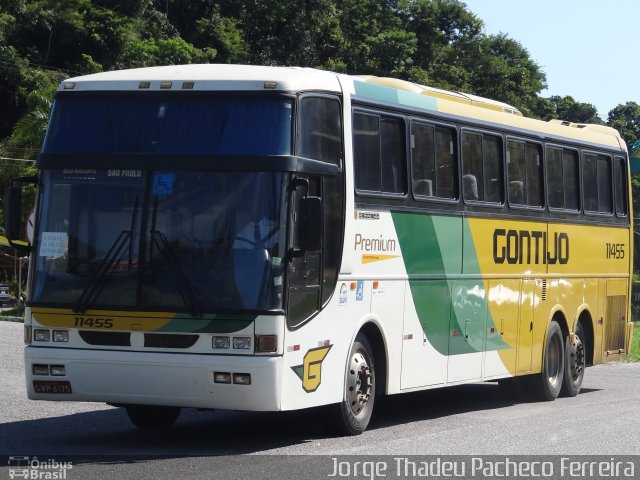 Empresa Gontijo de Transportes 11455 na cidade de Barra do Piraí, Rio de Janeiro, Brasil, por Jorge Thadeu Pacheco Ferreira. ID da foto: 2264697.