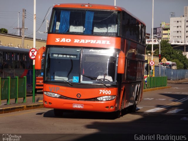 Viação São Raphael 7900 na cidade de São José do Rio Preto, São Paulo, Brasil, por Gabriel Rodrigues. ID da foto: 2267037.