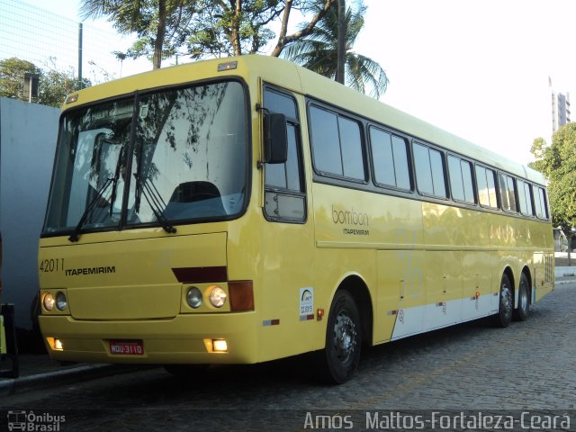 Viação Itapemirim 42011 na cidade de Fortaleza, Ceará, Brasil, por Amós  Mattos. ID da foto: 2266368.