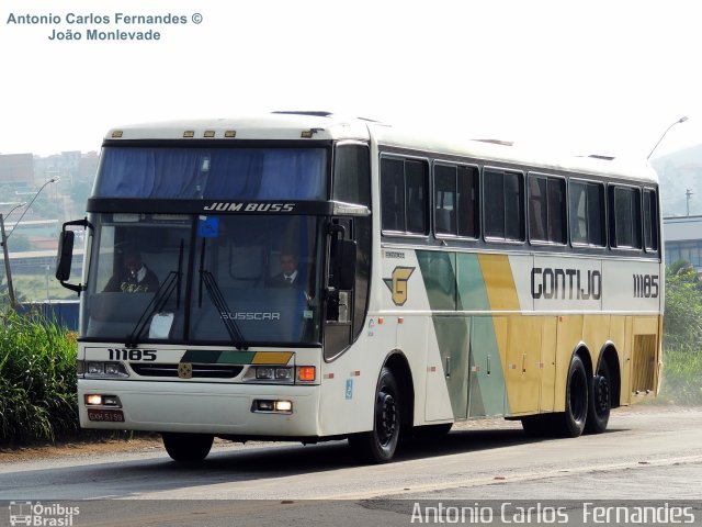 Empresa Gontijo de Transportes 11185 na cidade de João Monlevade, Minas Gerais, Brasil, por Antonio Carlos Fernandes. ID da foto: 2267571.