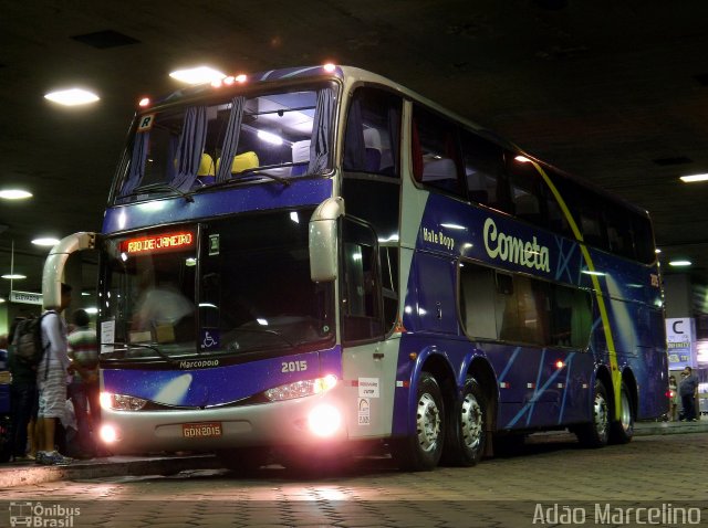 Viação Cometa 2015 na cidade de Belo Horizonte, Minas Gerais, Brasil, por Adão Raimundo Marcelino. ID da foto: 2267079.