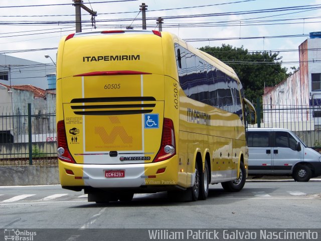 Viação Itapemirim 60505 na cidade de Osasco, São Paulo, Brasil, por William Patrick Galvão Nascimento. ID da foto: 2266263.