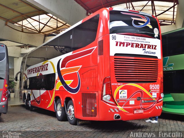 Imperatriz Turismo 9500 na cidade de Joinville, Santa Catarina, Brasil, por Andrews  Fuscolin. Número da foto: #2266441.