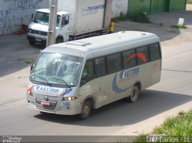 AT Tour - Autran Transportes e Turismo 1404 na cidade de Jaboatão dos Guararapes, Pernambuco, Brasil, por Luiz Carlos de Santana. Número da foto: #2267373.