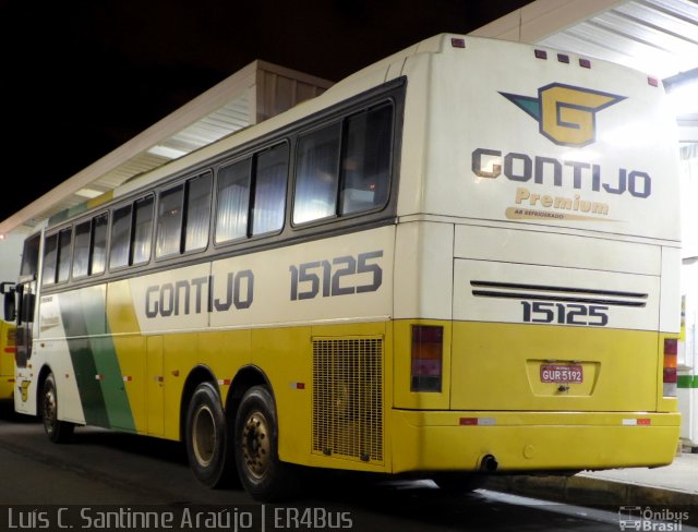 Empresa Gontijo de Transportes 15125 na cidade de Belo Horizonte, Minas Gerais, Brasil, por Luís Carlos Santinne Araújo. ID da foto: 2267590.