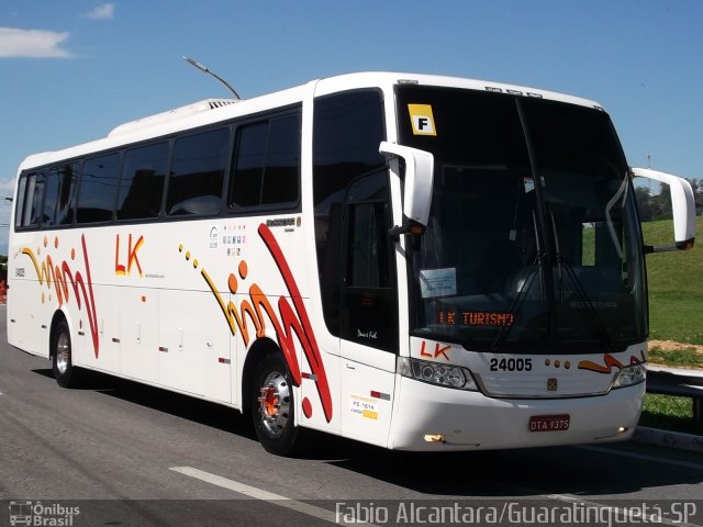 LK Transportadora Turística 24005 na cidade de Aparecida, São Paulo, Brasil, por Fabio Alcantara. ID da foto: 2214602.