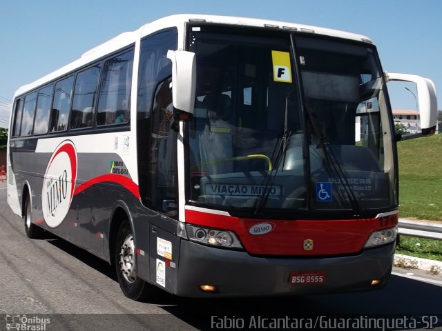 Viação Mimo 1710 na cidade de Aparecida, São Paulo, Brasil, por Fabio Alcantara. Número da foto: #2214597.