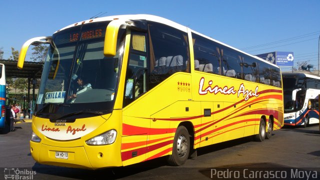 Buses Linea Azul 468 na cidade de , por Pedro Carrasco Moya. Número da foto: #2215123.