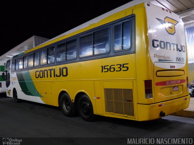 Empresa Gontijo de Transportes 15635 na cidade de Belo Horizonte, Minas Gerais, Brasil, por Maurício Nascimento. ID da foto: 2216308.