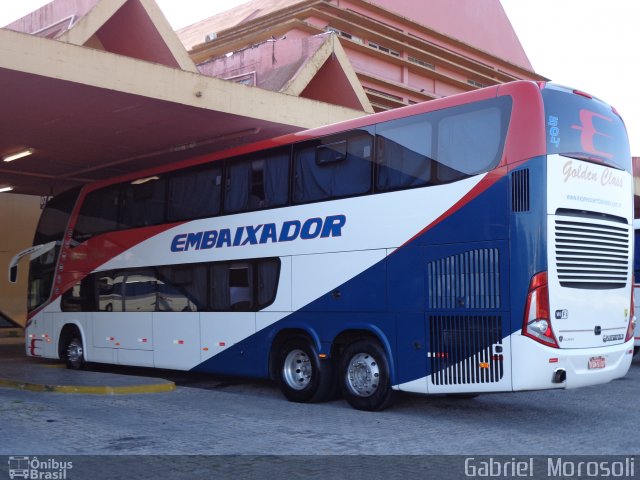 Expresso Embaixador 504 na cidade de Pelotas, Rio Grande do Sul, Brasil, por Gabriel  Morosoli. Número da foto: #2216294.